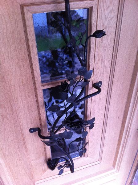 Haustr in Eiche Natur Detail