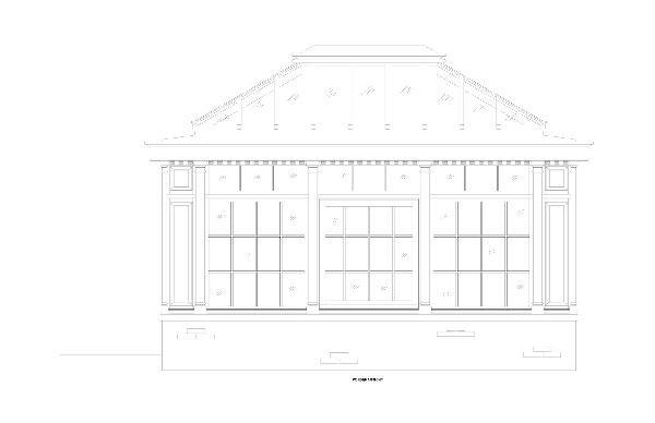 Orangerie an der belgischen Nordseeküste Vorderansicht Orangerie an der belgischen Nordseeküste Vorderansicht