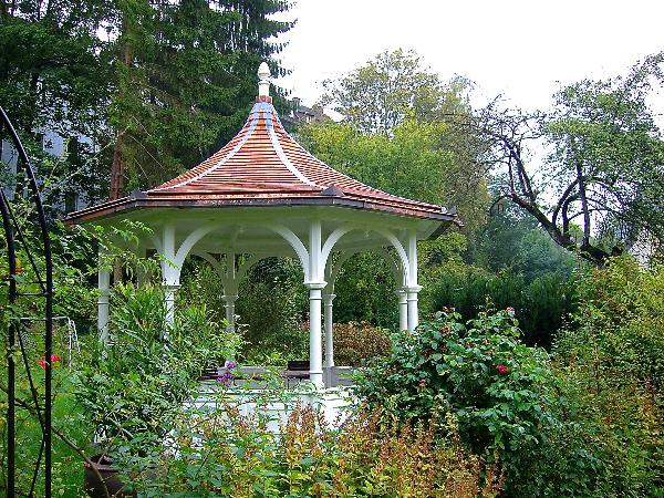 Pavillon Ansicht der R�ckseite