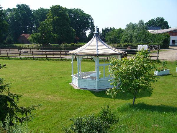 Pavillon Ansicht von hinten