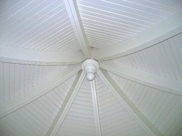 Pavillon Detail Dachkonstruktion