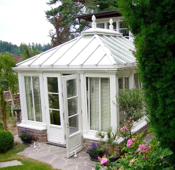 Wintergarten in der Nhe von Frankfurt am Main Ansicht Eingangstr