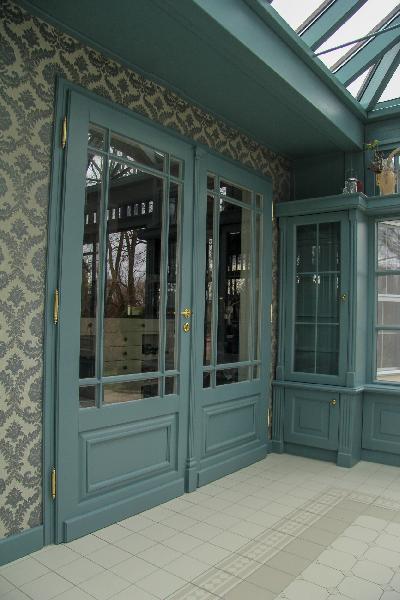 englischer Wintergarten in Magdeburg Durchgangst�r zur K�che