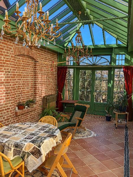 viktorianischer Wintergarten auf einer Garage Innenansicht 2 viktorianischer Wintergarten auf einer Garage Innenansicht 2